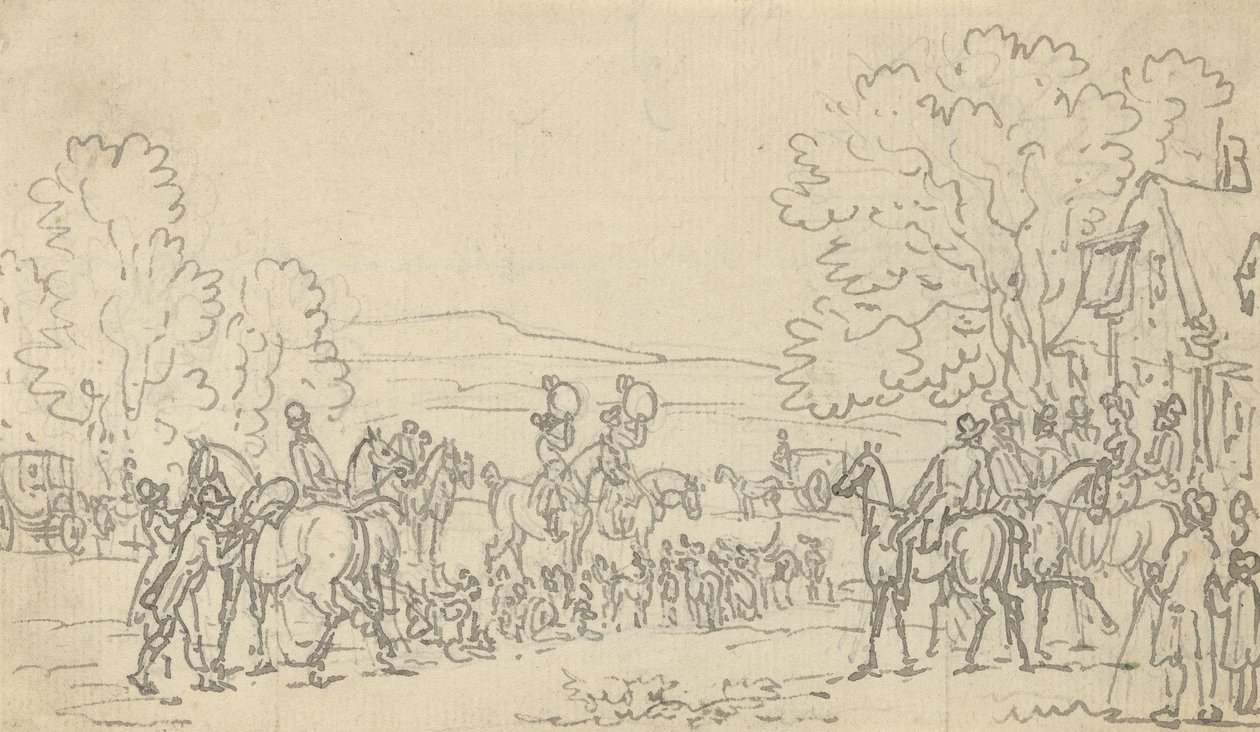 Desenho do álbum de Thomas Rowlandson