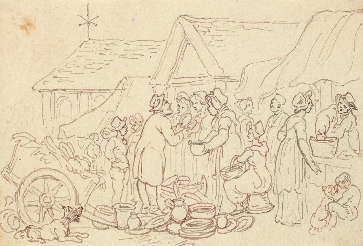 Desenho do álbum de Thomas Rowlandson