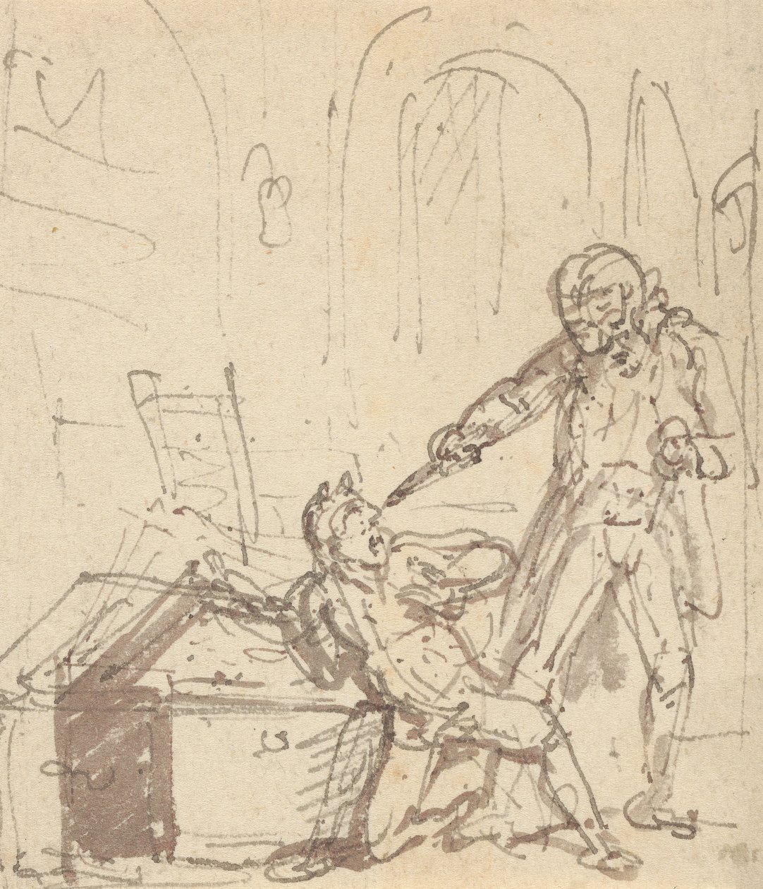 Desenho do álbum de Thomas Rowlandson