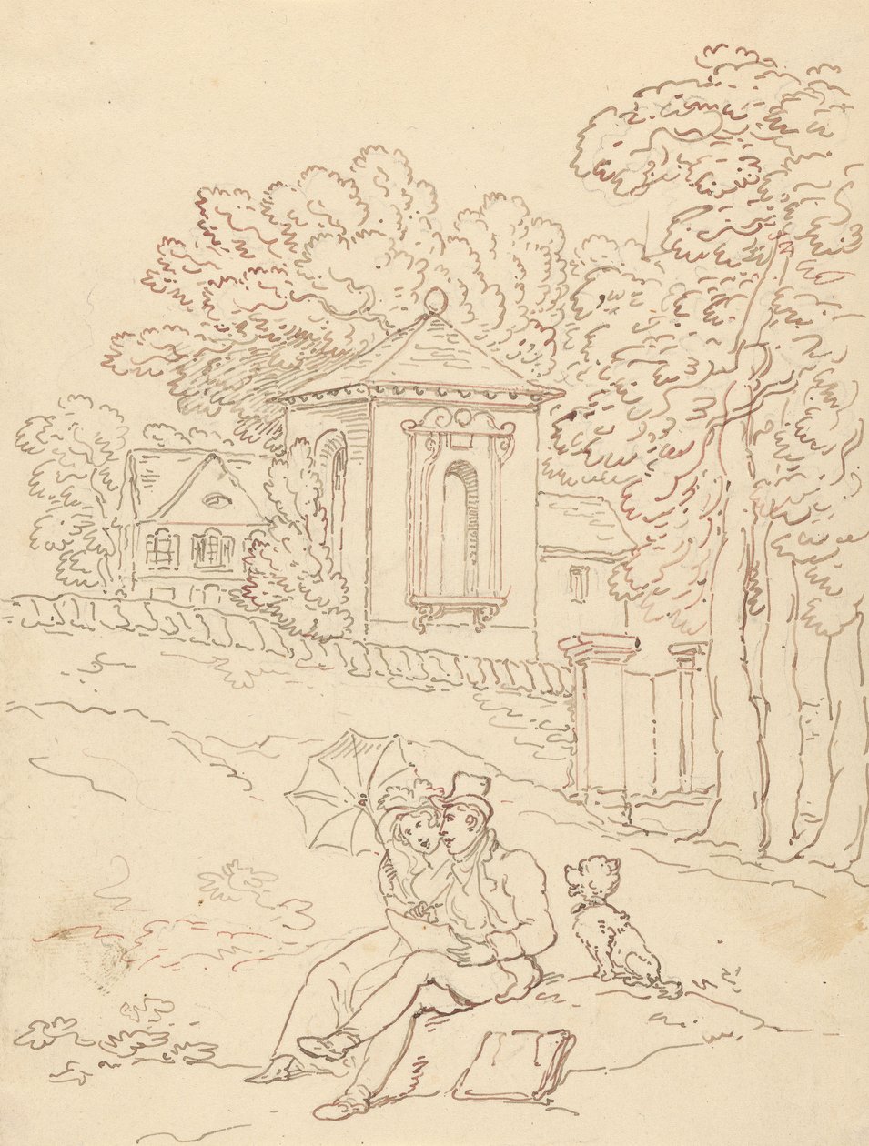 Desenho do álbum de Thomas Rowlandson