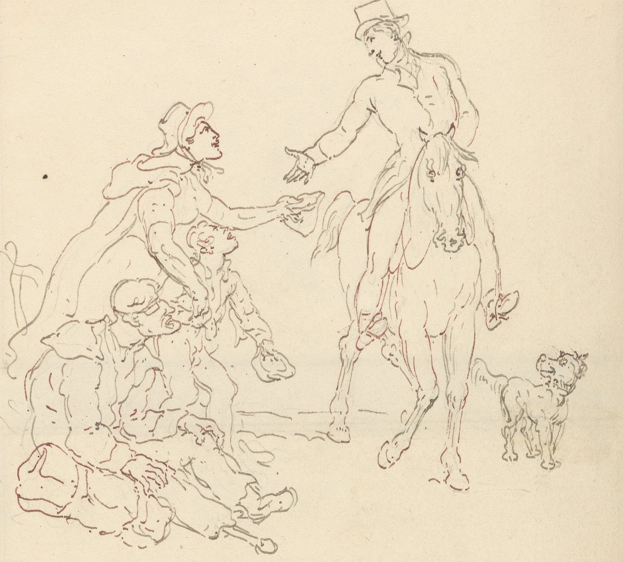 Desenho do álbum de Thomas Rowlandson