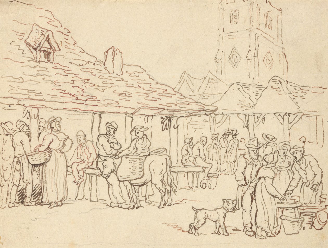 Desenho do álbum de Thomas Rowlandson