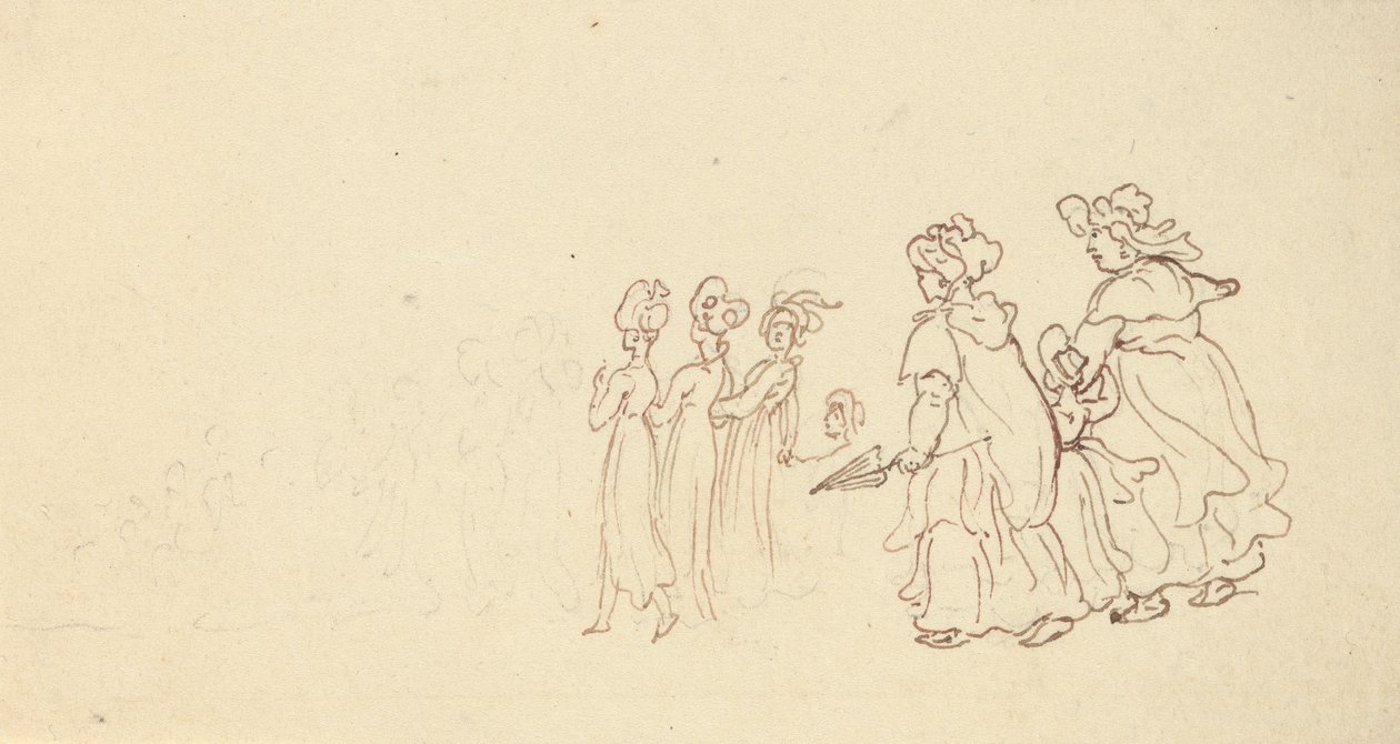 Desenho do álbum de Thomas Rowlandson