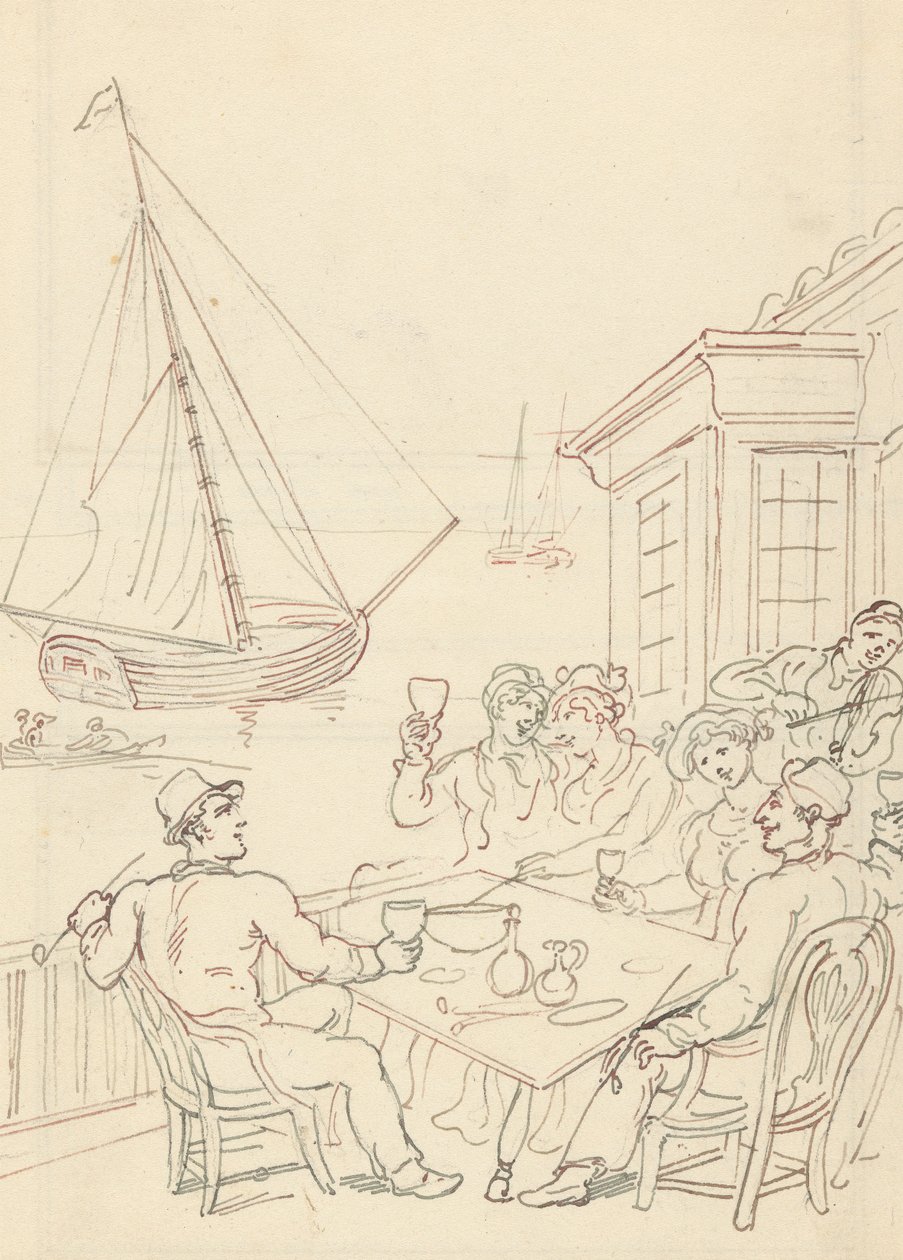 Desenho do álbum de Thomas Rowlandson