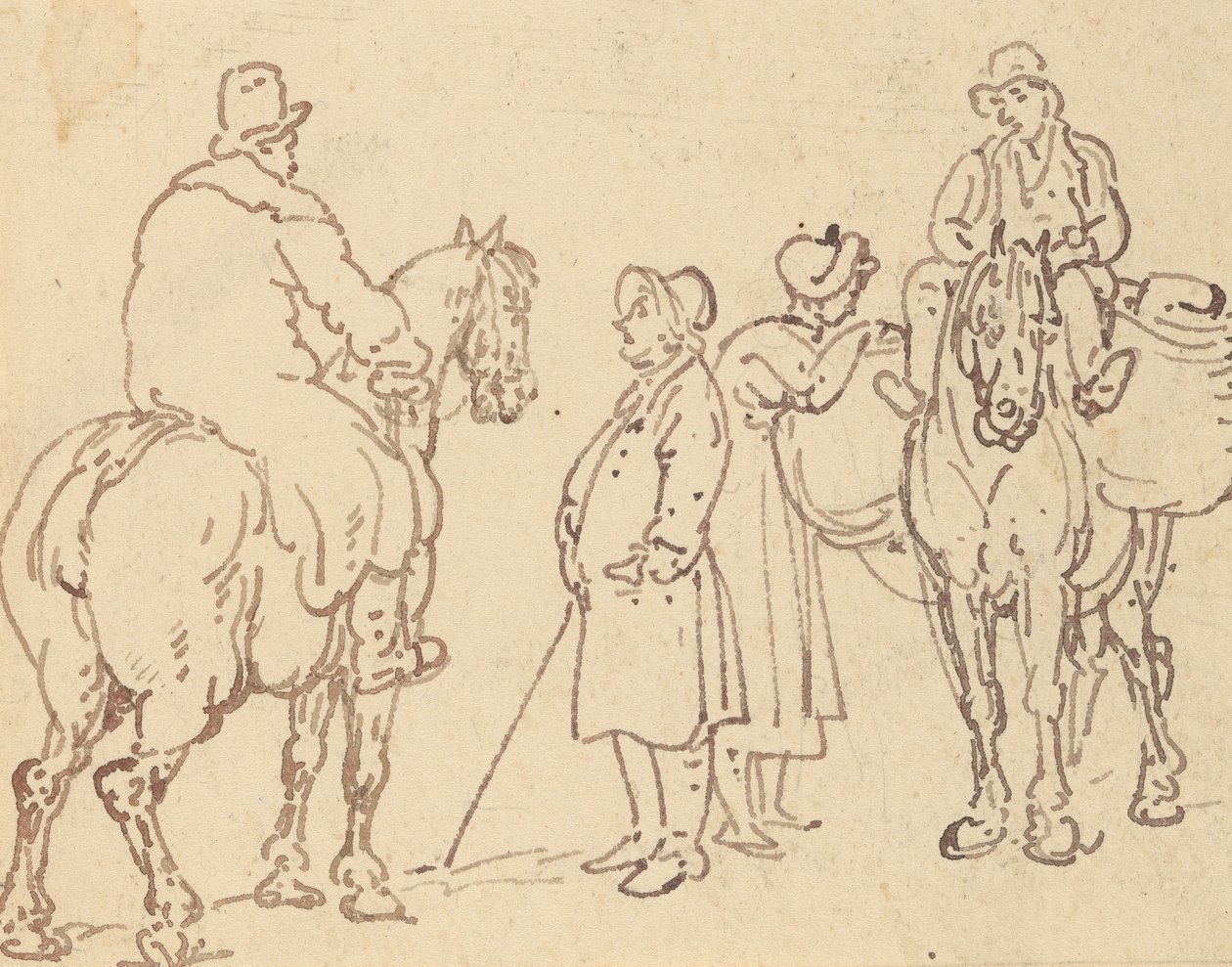 Desenho do álbum de Thomas Rowlandson