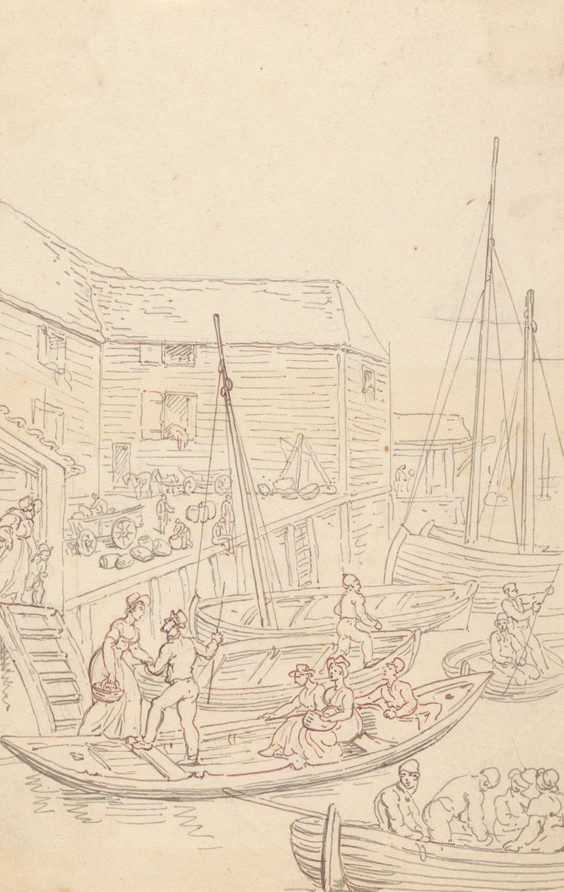 Desenho do álbum de Thomas Rowlandson