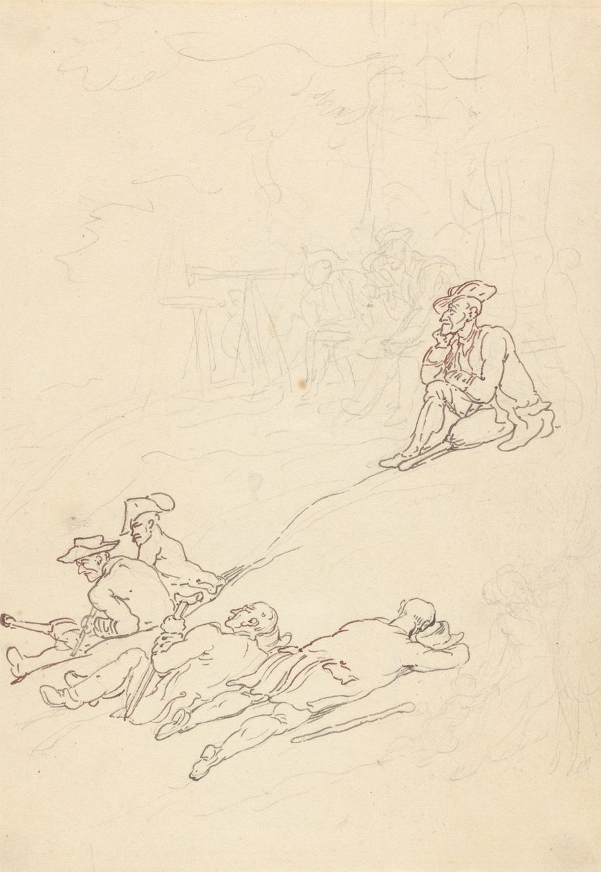 Desenho do álbum de Thomas Rowlandson