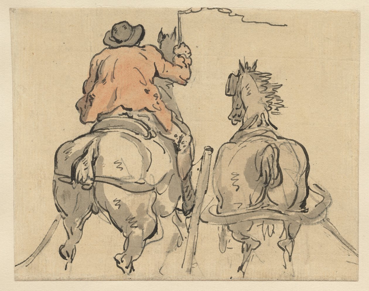 Um postilhão inglês de Thomas Rowlandson