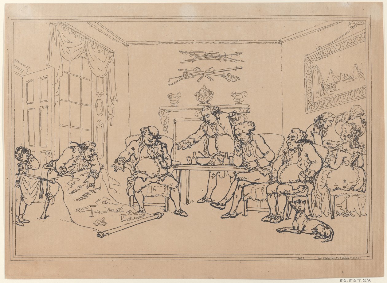Exército, 5 de novembro de 1787., 5 de novembro de 1787. de Thomas Rowlandson