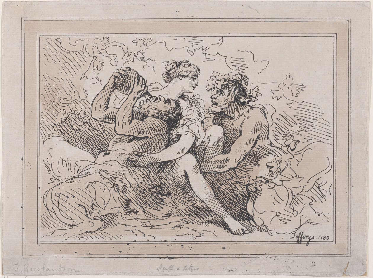 Bacantes, 1786., 1786. de Thomas Rowlandson