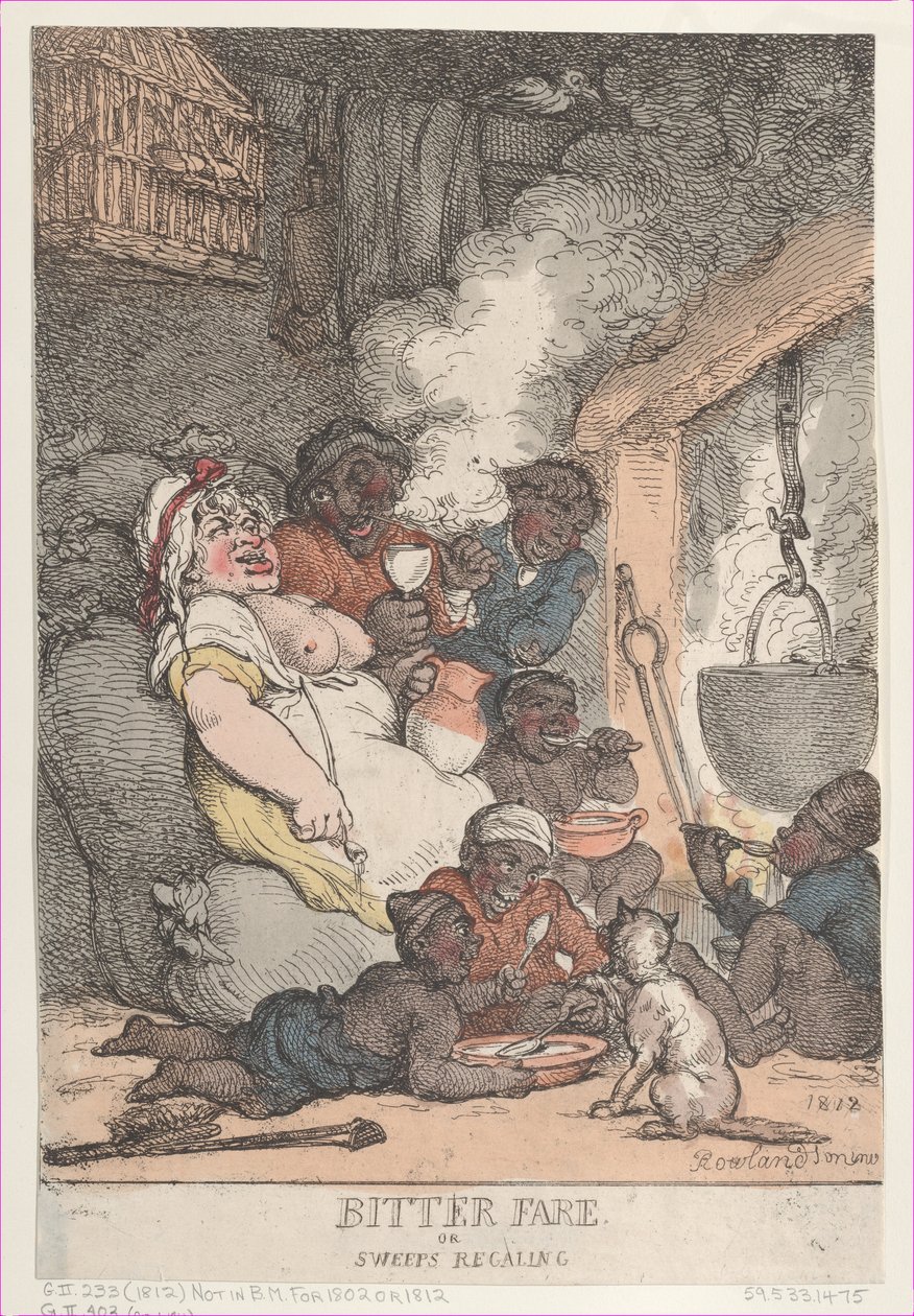 Bitter Fare or Sweeps Regaling, 1812., 1812. de Thomas Rowlandson