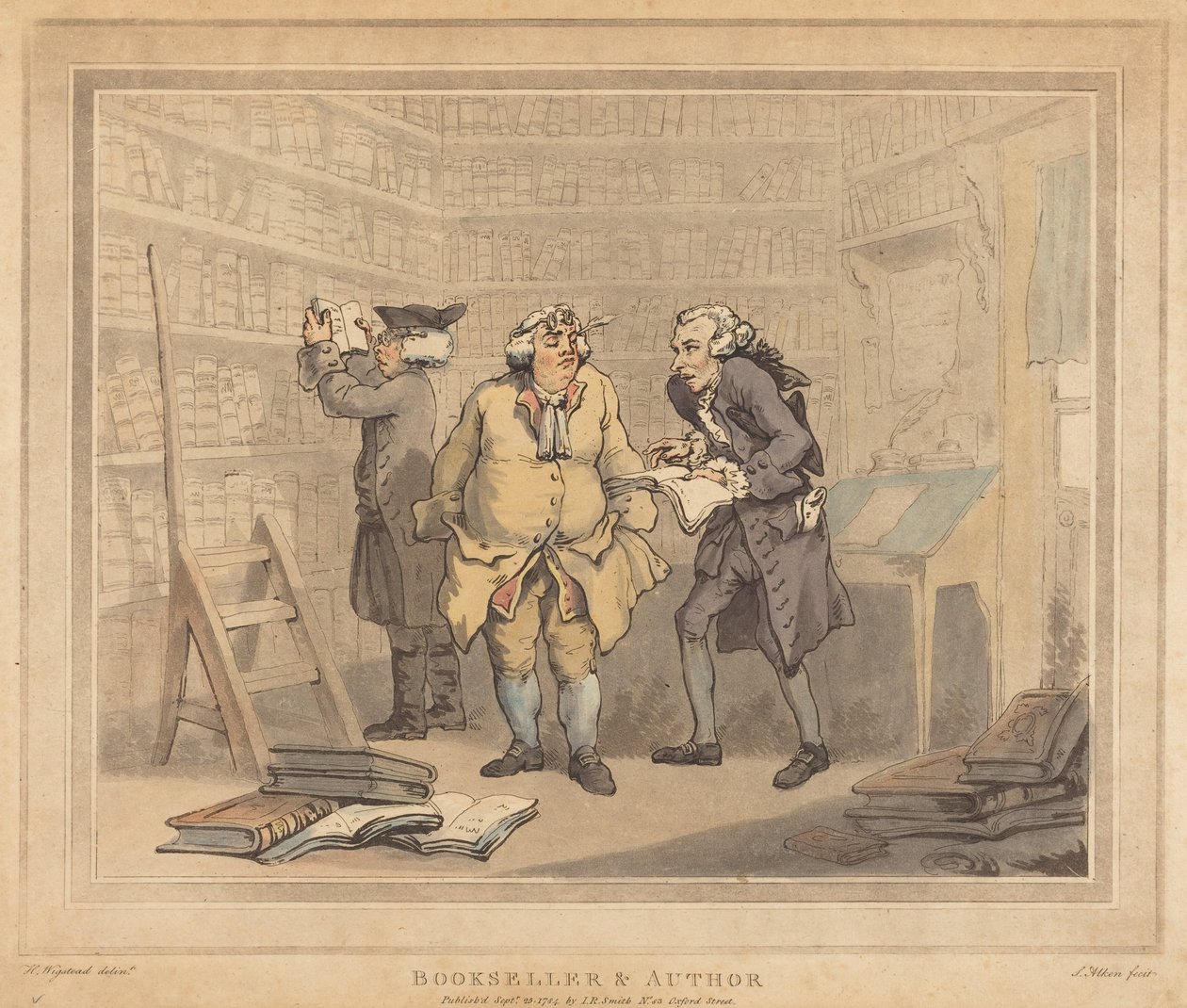 Livreiro e autor de Thomas Rowlandson