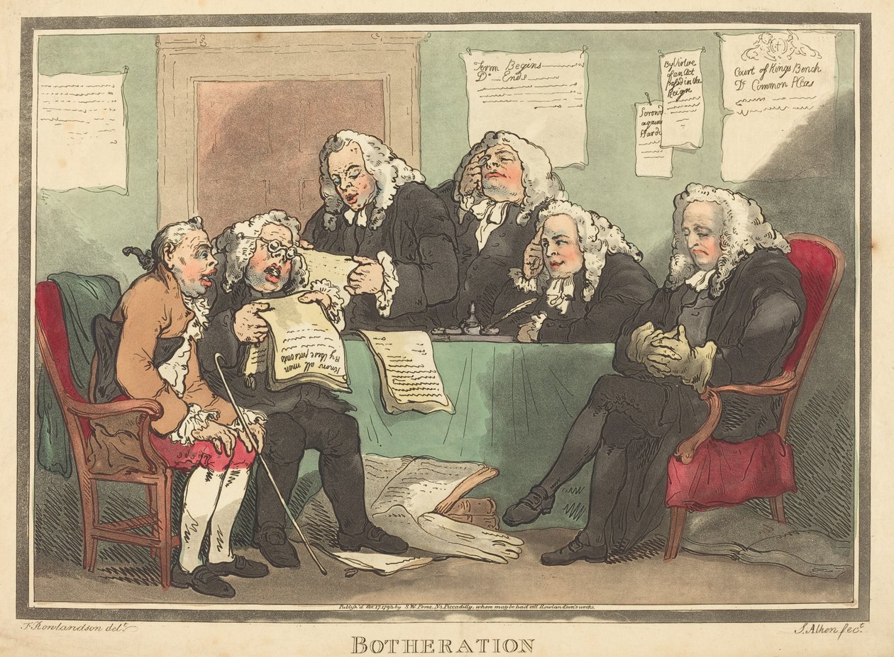 Aborrecimento de Thomas Rowlandson