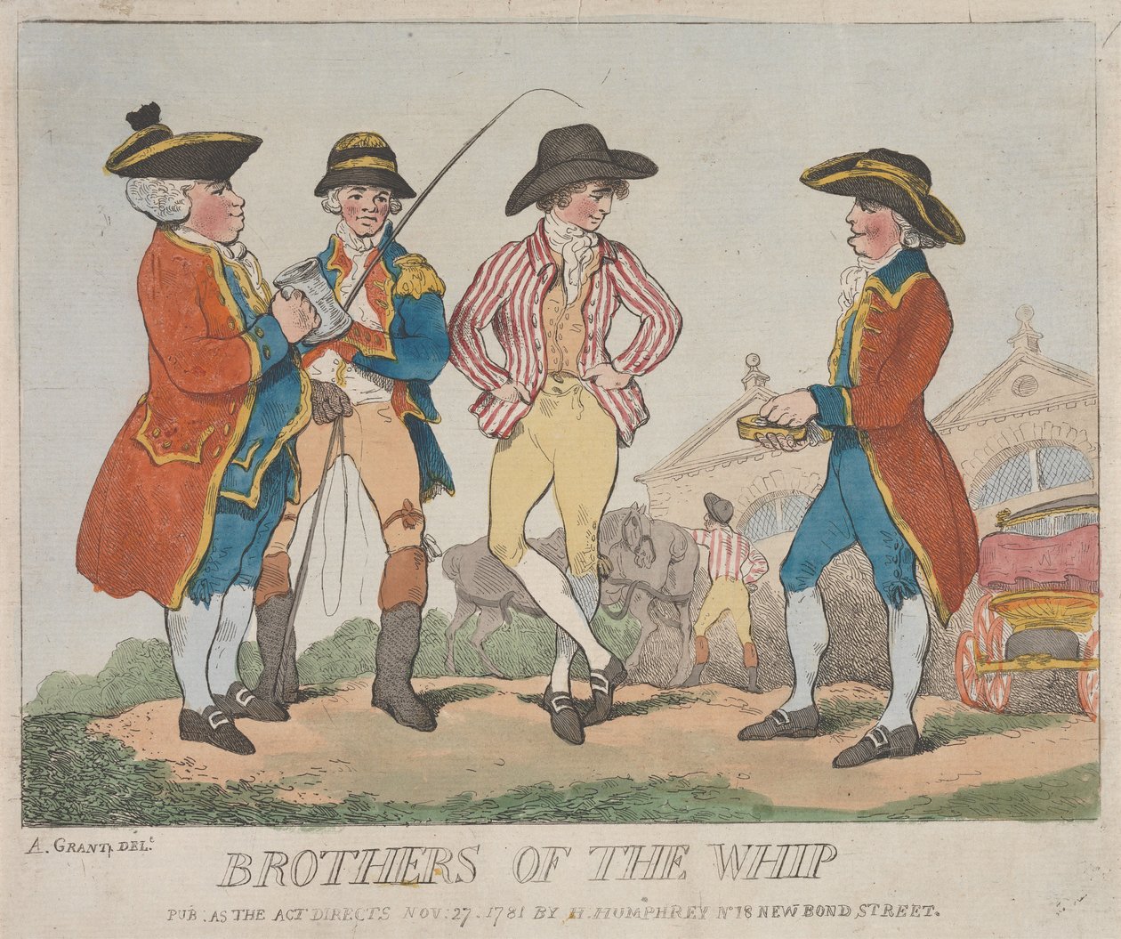 Irmãos do chicote de Thomas Rowlandson