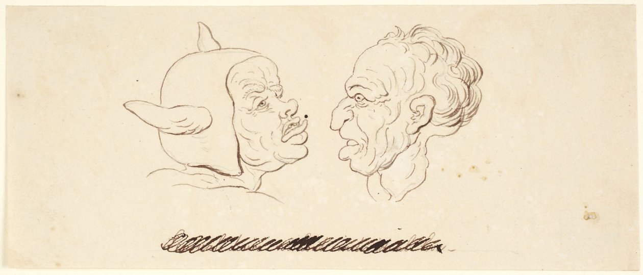 Caricaturas: Desejo sensual de Thomas Rowlandson