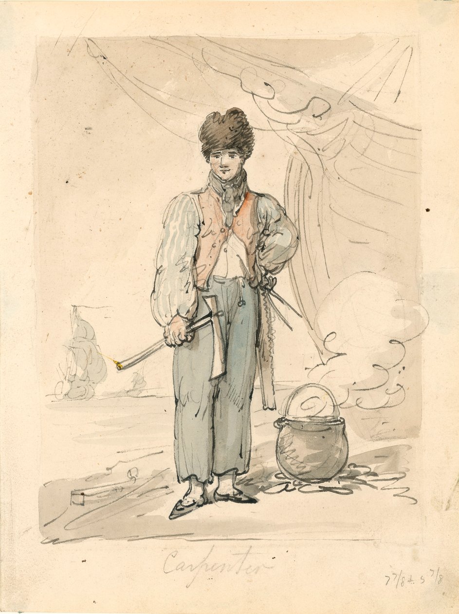 Carpinteiro de Thomas Rowlandson