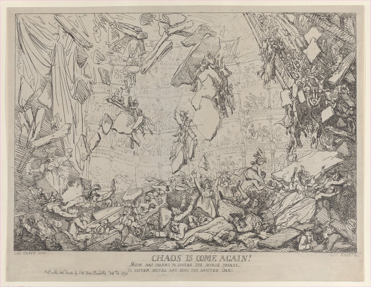 Chaos is Come Again!, 4 de fevereiro de 1791., 4 de fevereiro de 1791. de Thomas Rowlandson