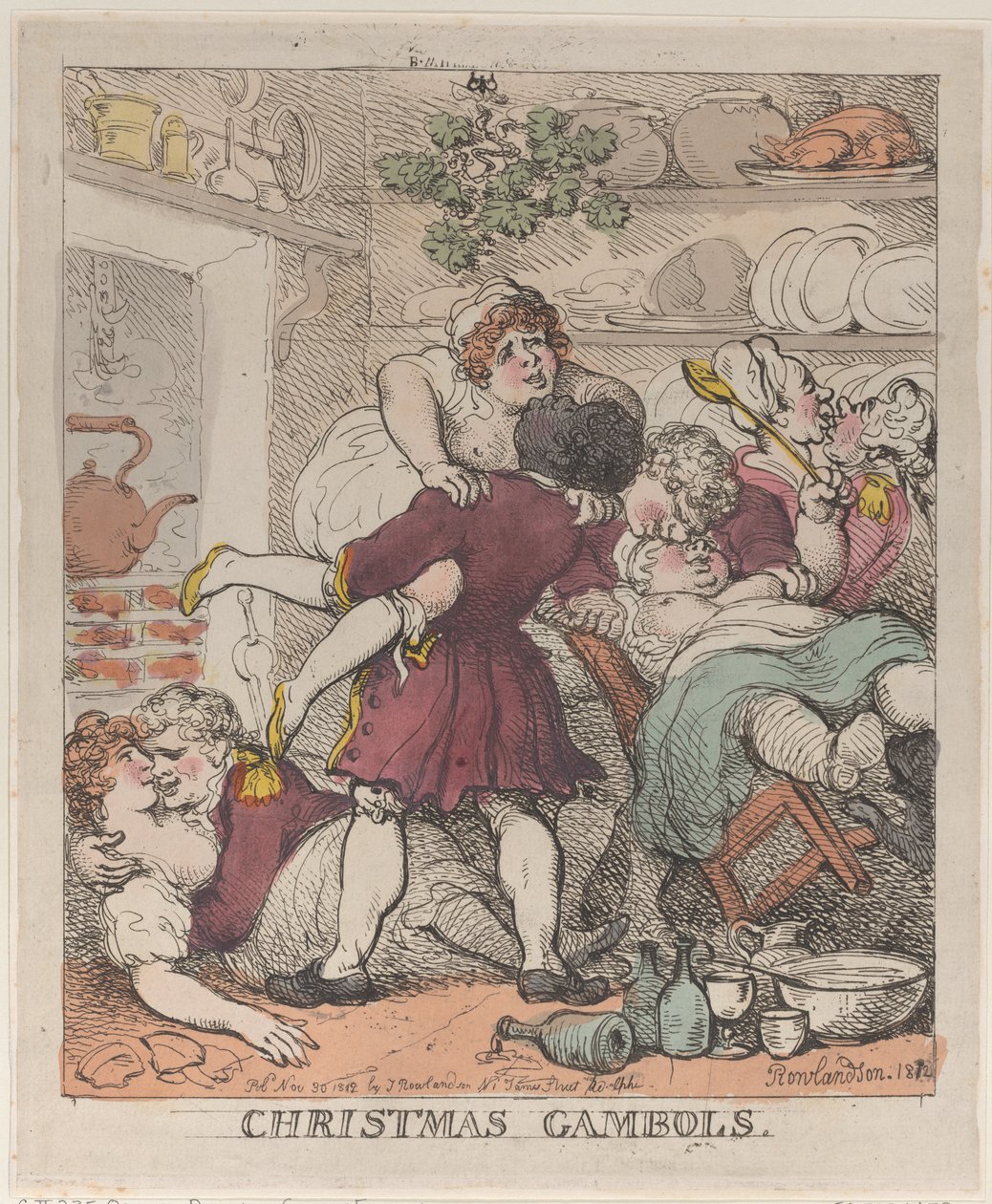 Gumballs de Natal, 30 e 3 de novembro, 30 e 9 de novembro. de Thomas Rowlandson