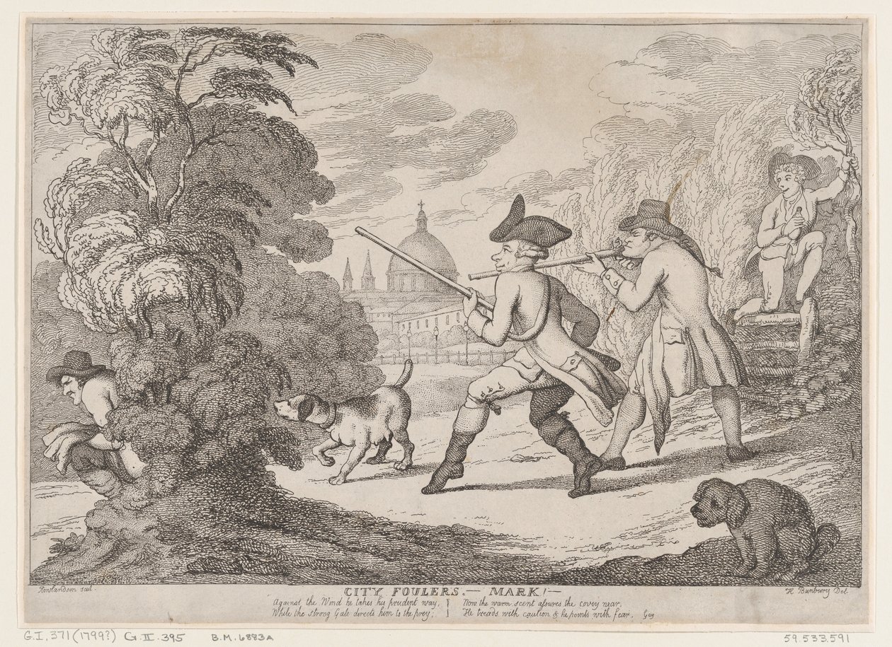 City Foulers-Mark!, 1799., 1799. de Thomas Rowlandson