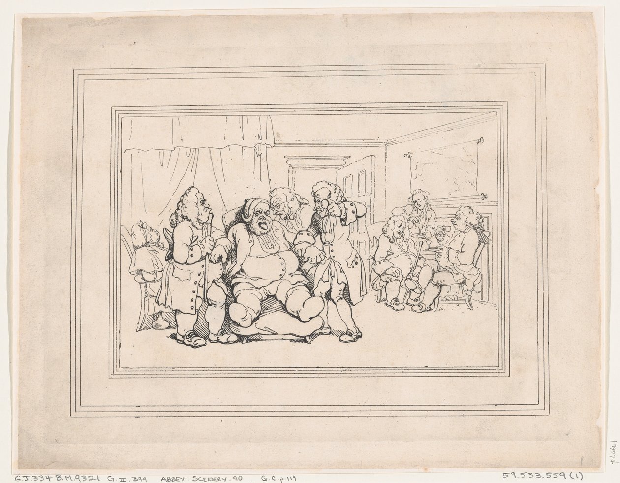 Confortos de Bath, Placa 1 de Thomas Rowlandson