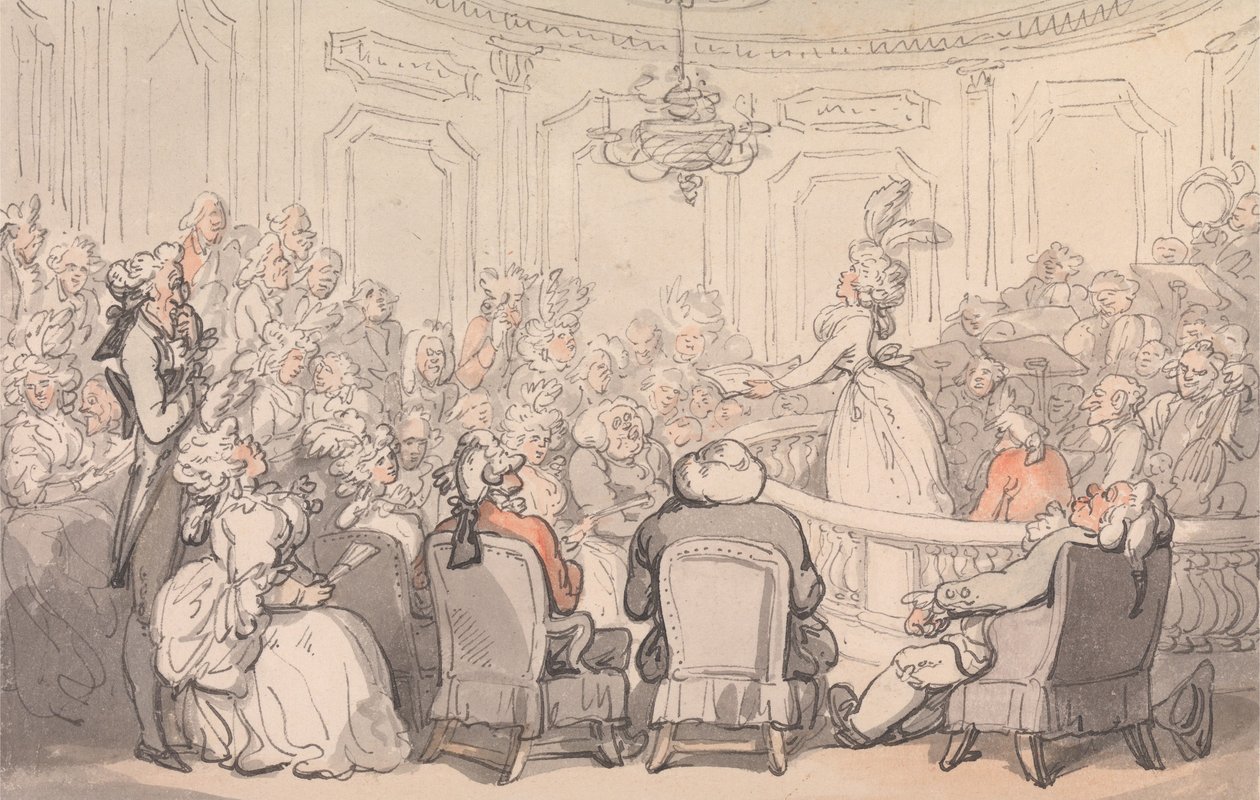 Comforts of Bath: O Concerto de Thomas Rowlandson