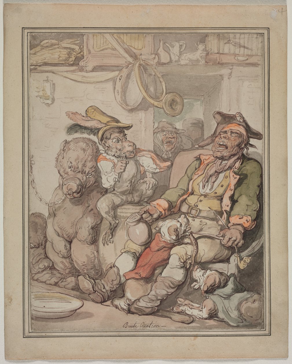 Estudo de Anatomia Comparativa de Thomas Rowlandson