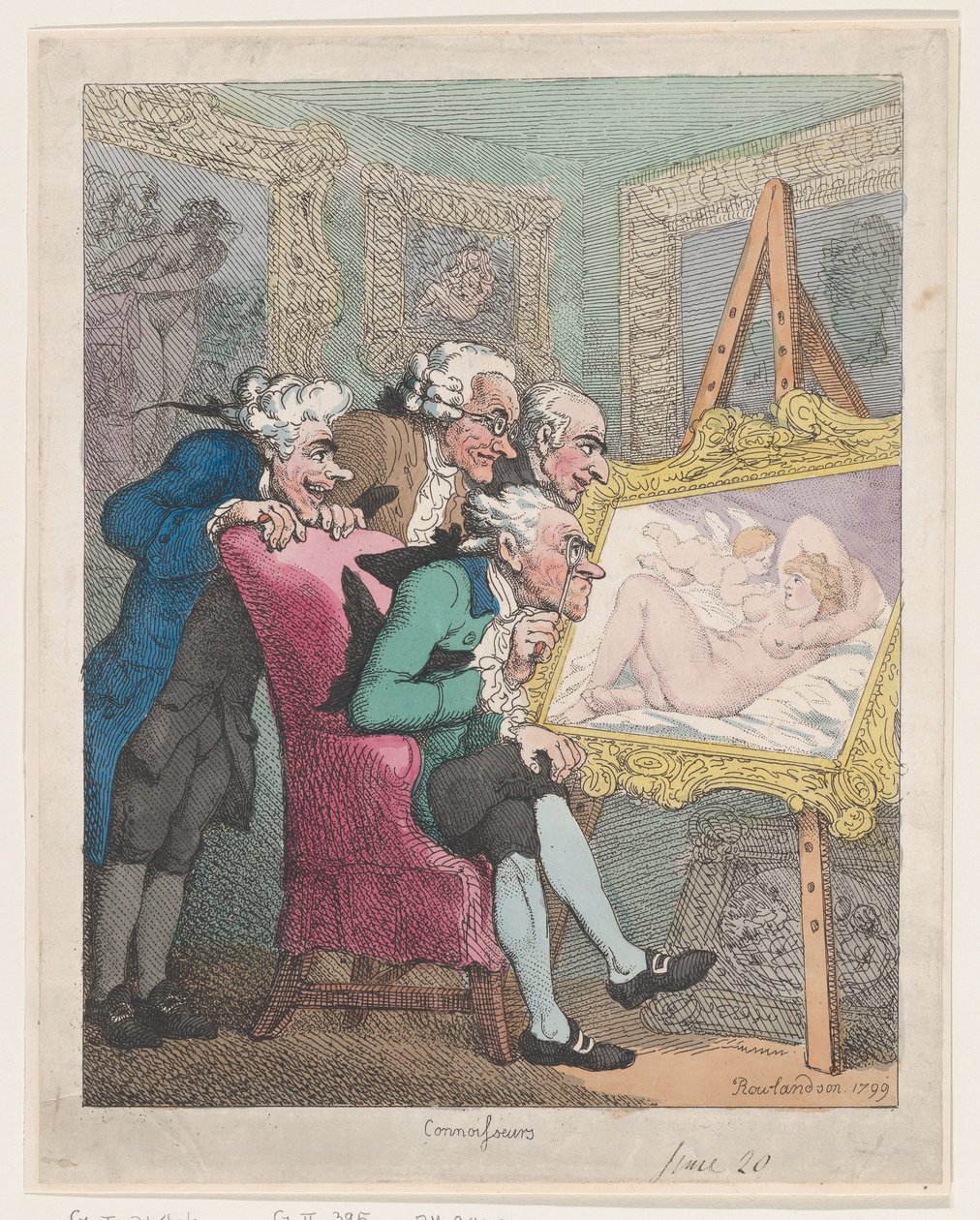Connoisseurs, 20 de junho de 1799., 20 de junho de 1799. de Thomas Rowlandson