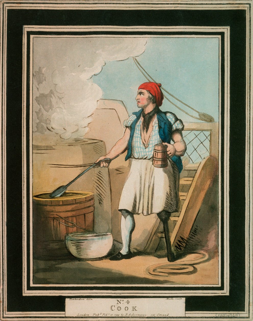Cozinheiro de Thomas Rowlandson