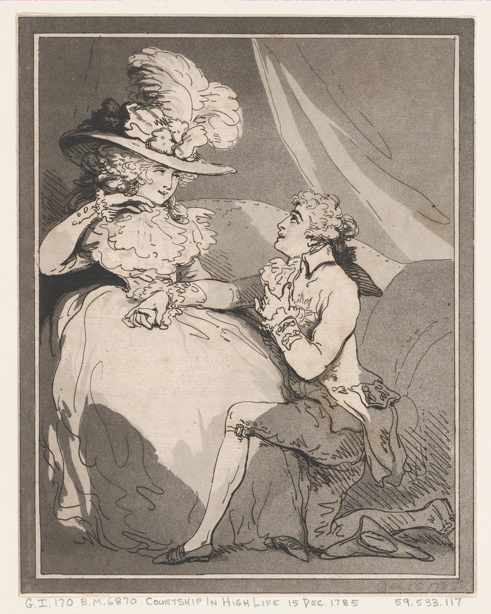Namoro na High Life, 15 de dezembro de 1785., 15 de dezembro de 1785. de Thomas Rowlandson