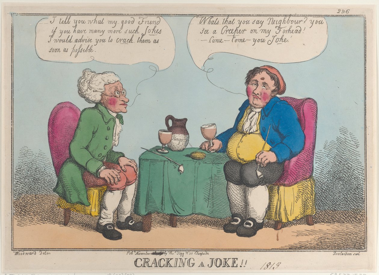 Contando uma Piada!!, 1813., 1813. de Thomas Rowlandson