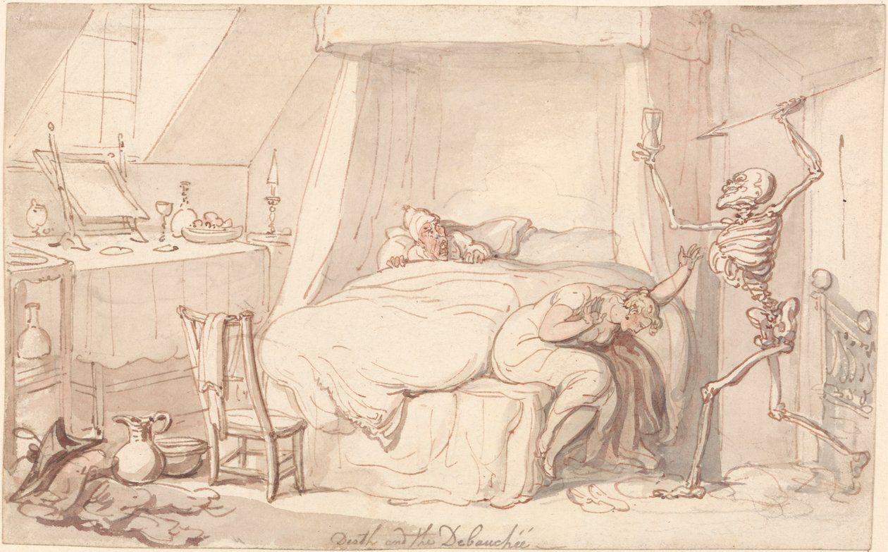 A Morte e o Debochee de Thomas Rowlandson