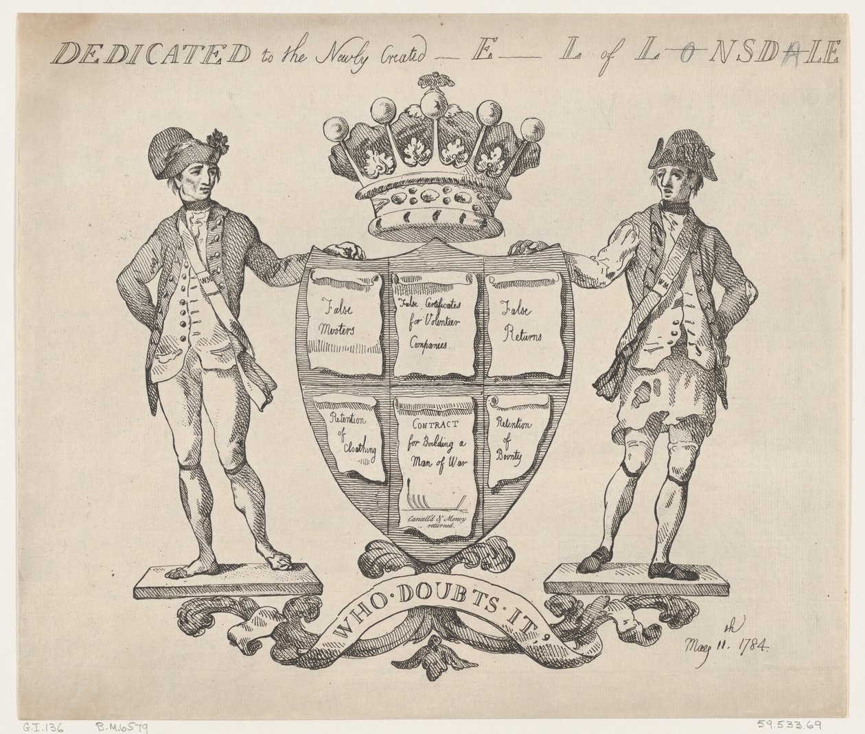 Dedicado ao recém-criado E-l de L-nsd-le de Thomas Rowlandson
