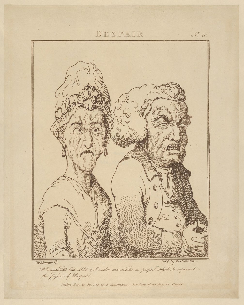 Desespero, 21 de fevereiro de 1800., 21 de fevereiro de 1800. de Thomas Rowlandson