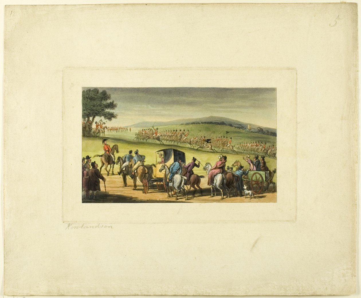 Doctor Syntax at a Review, de The Tour of Doctor Syntax de Thomas Rowlandson