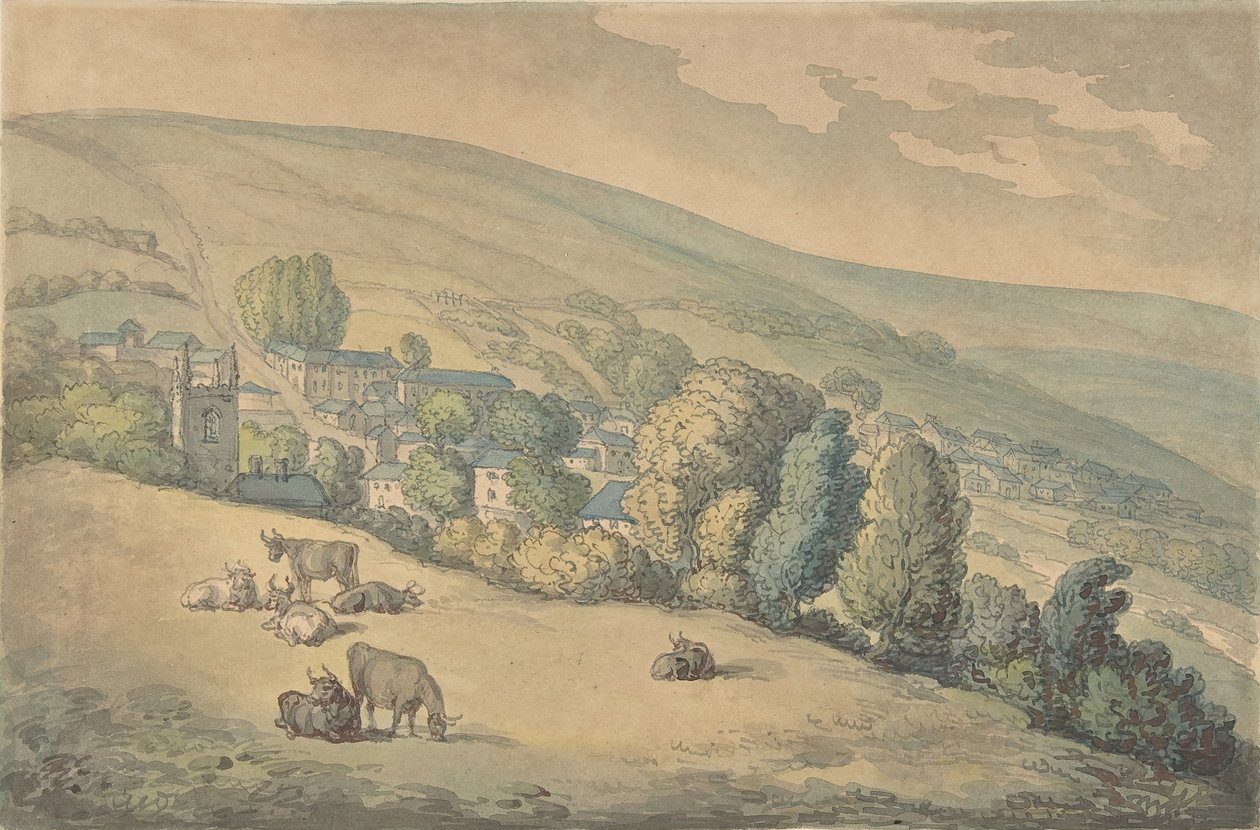 Downlands, Sussex, 1780-1827. de Thomas Rowlandson