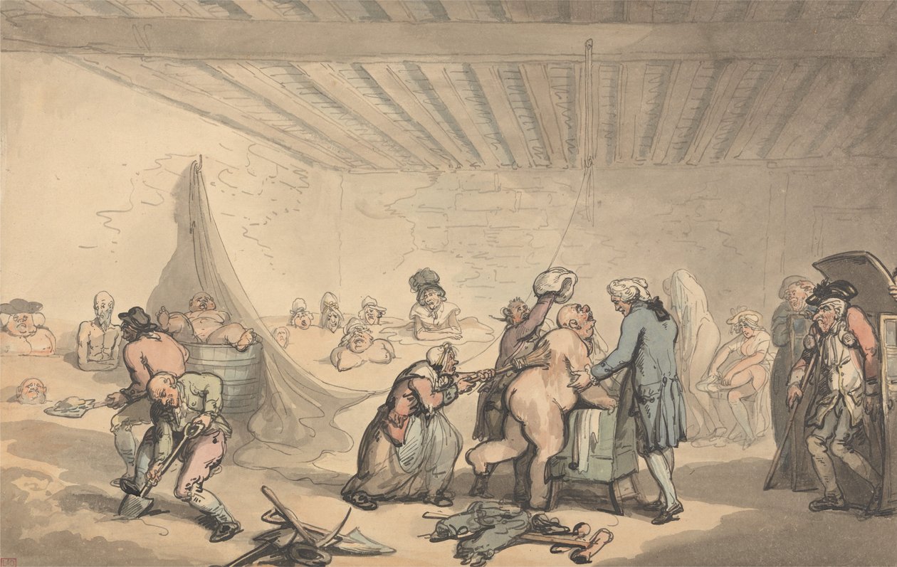 Estabelecimento Balnear do Dr. Graham de Thomas Rowlandson