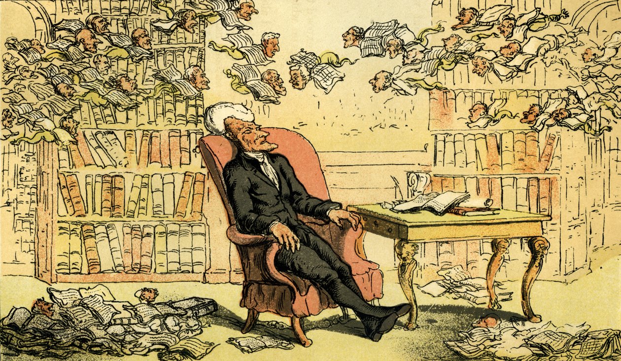 Dr. Syntax - o sonho do médico de Thomas Rowlandson