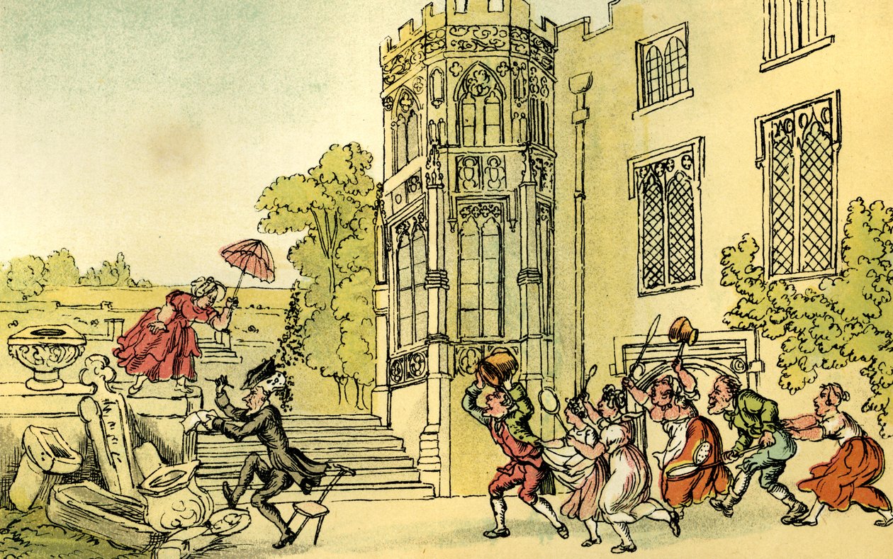 "Dr. Sintaxe e as abelhas de Thomas Rowlandson