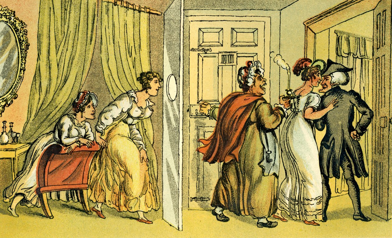 &39;Dr. Sintaxe na pensão errada&39; de Thomas Rowlandson
