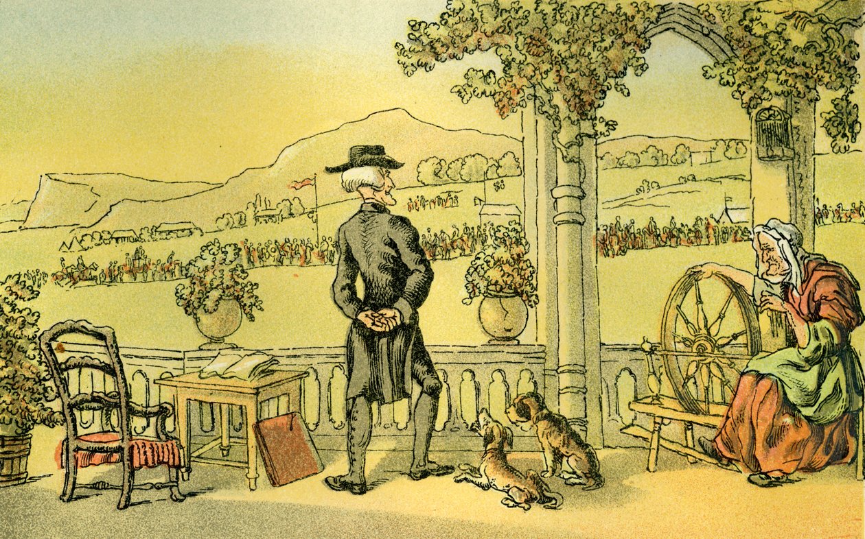 Dr. "Solilóquio de sintaxe de Thomas Rowlandson