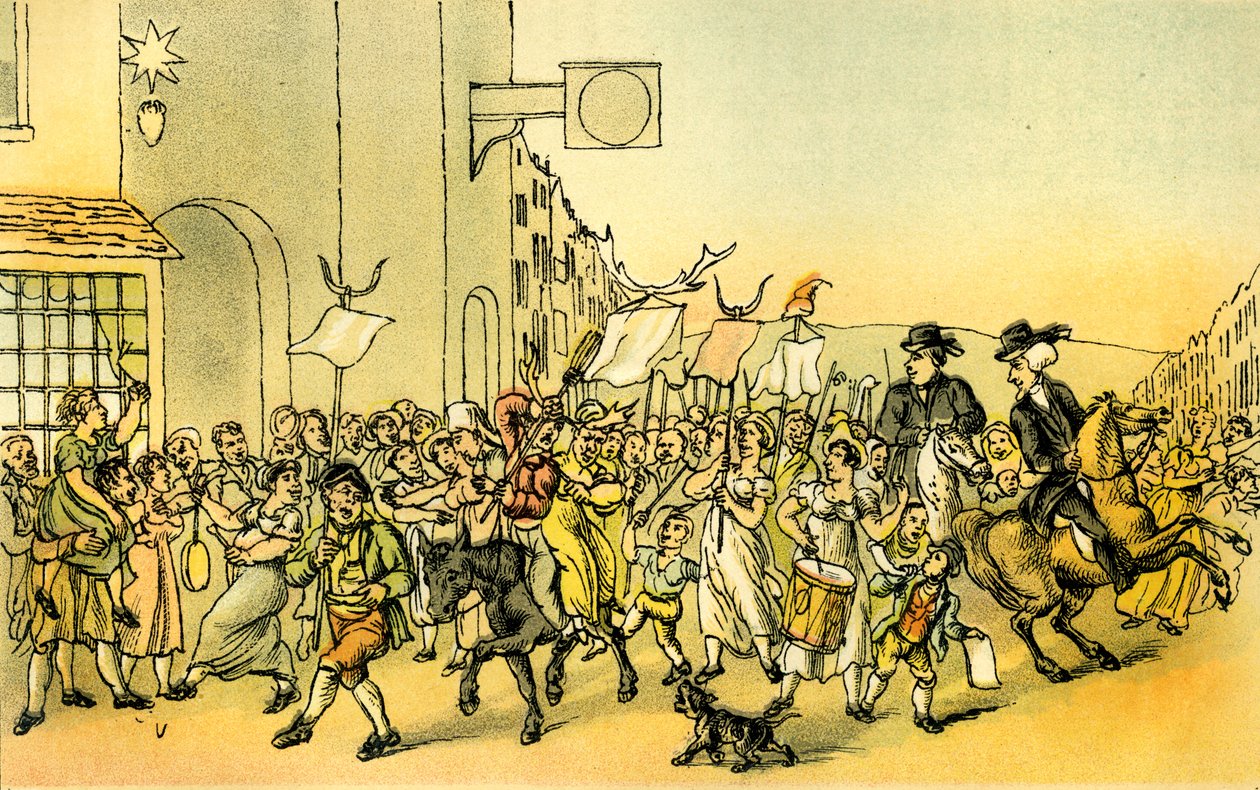 &39;Dr. Sintaxe com os pilotos de Skimmington&39; de Thomas Rowlandson