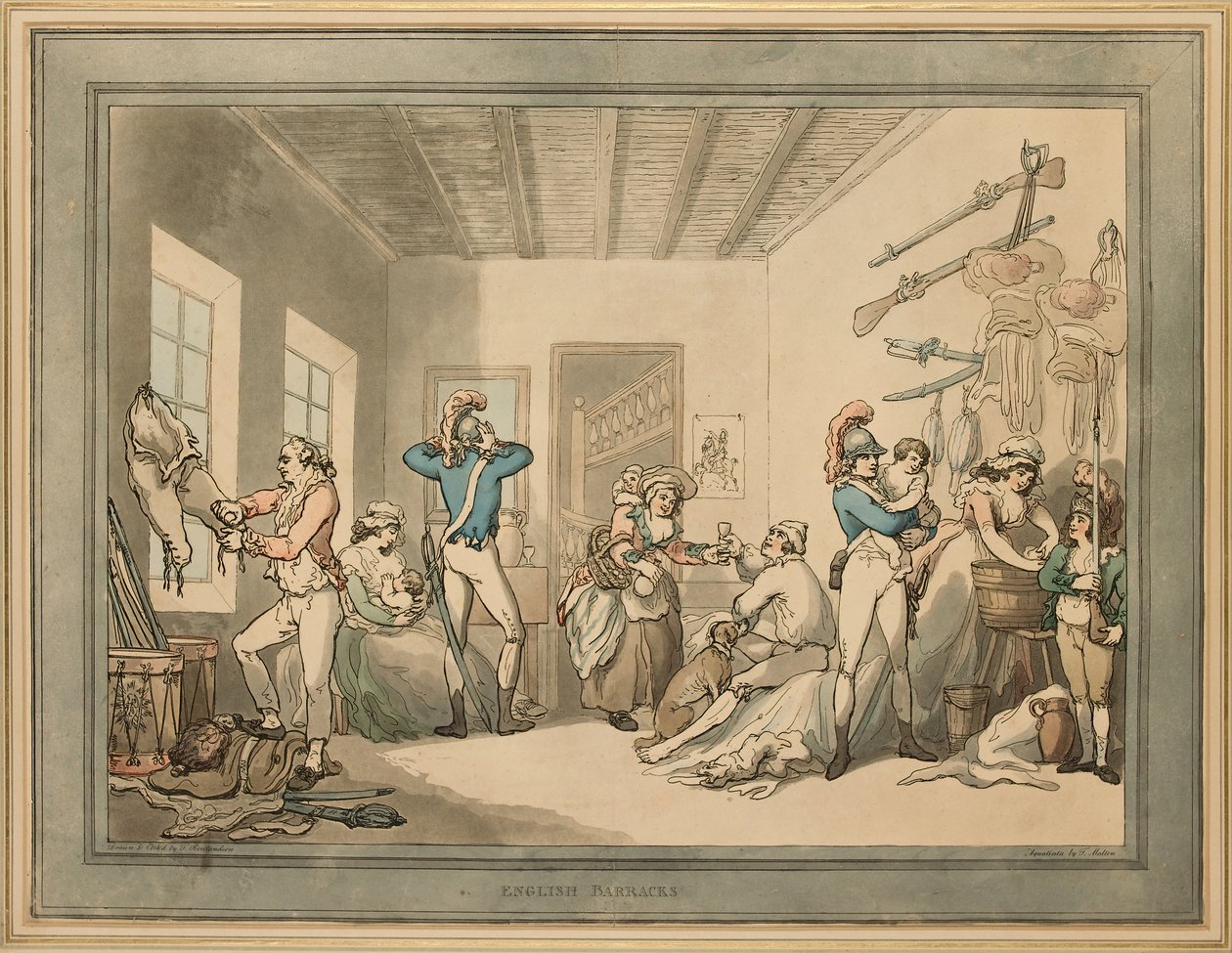 Quartel Inglês, 1788 de Thomas Rowlandson