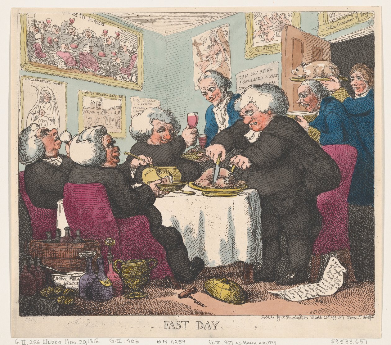 Dia Rápido, 20 de Março de 1799., 20 de Março de 1799. de Thomas Rowlandson