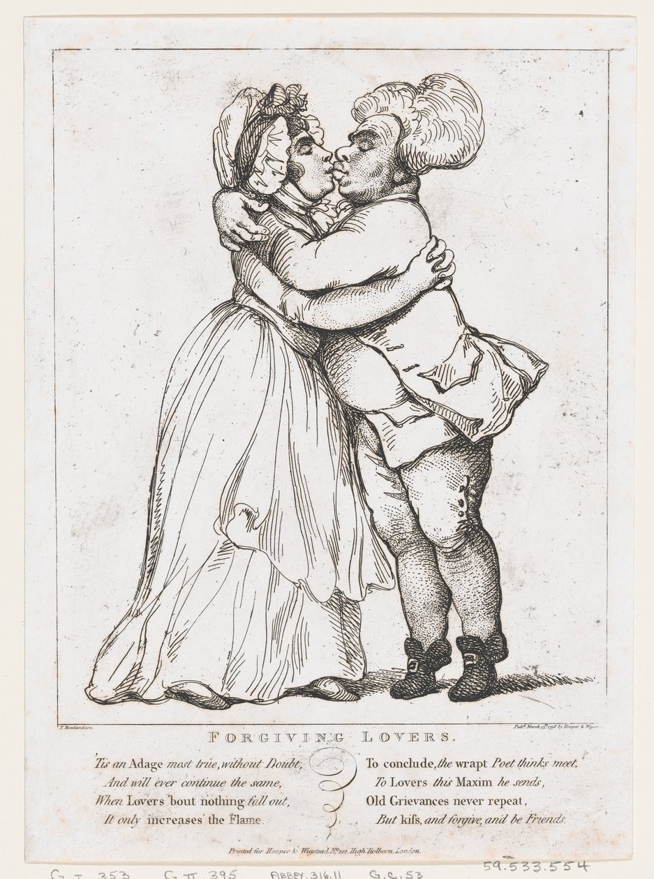 Amantes perdoadores, 15 de março de 1798., 15 de março de 1798. de Thomas Rowlandson