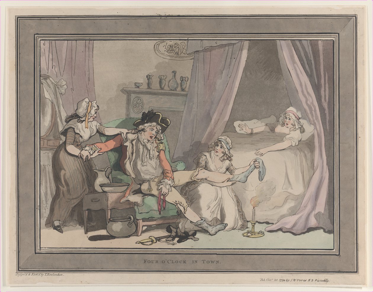 Quatro horas na cidade, 20 de outubro de 1790., 20 de outubro de 1790. de Thomas Rowlandson