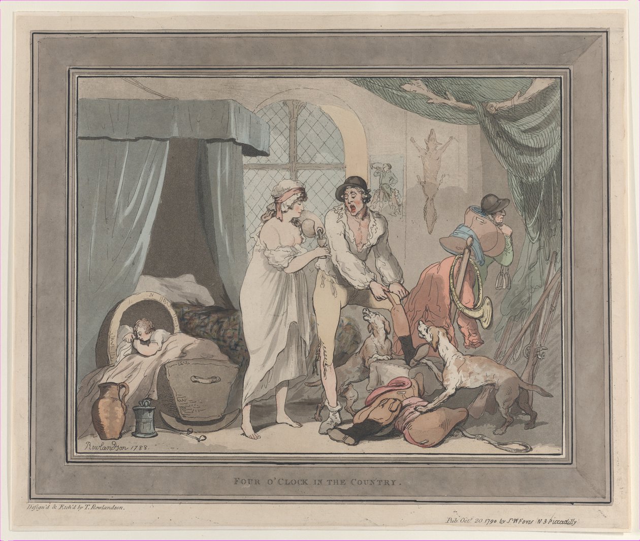 Quatro horas no país, 20 de outubro de 1790., 20 de outubro de 1790. de Thomas Rowlandson