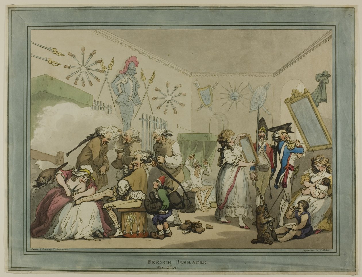 Quartel francês de Thomas Rowlandson