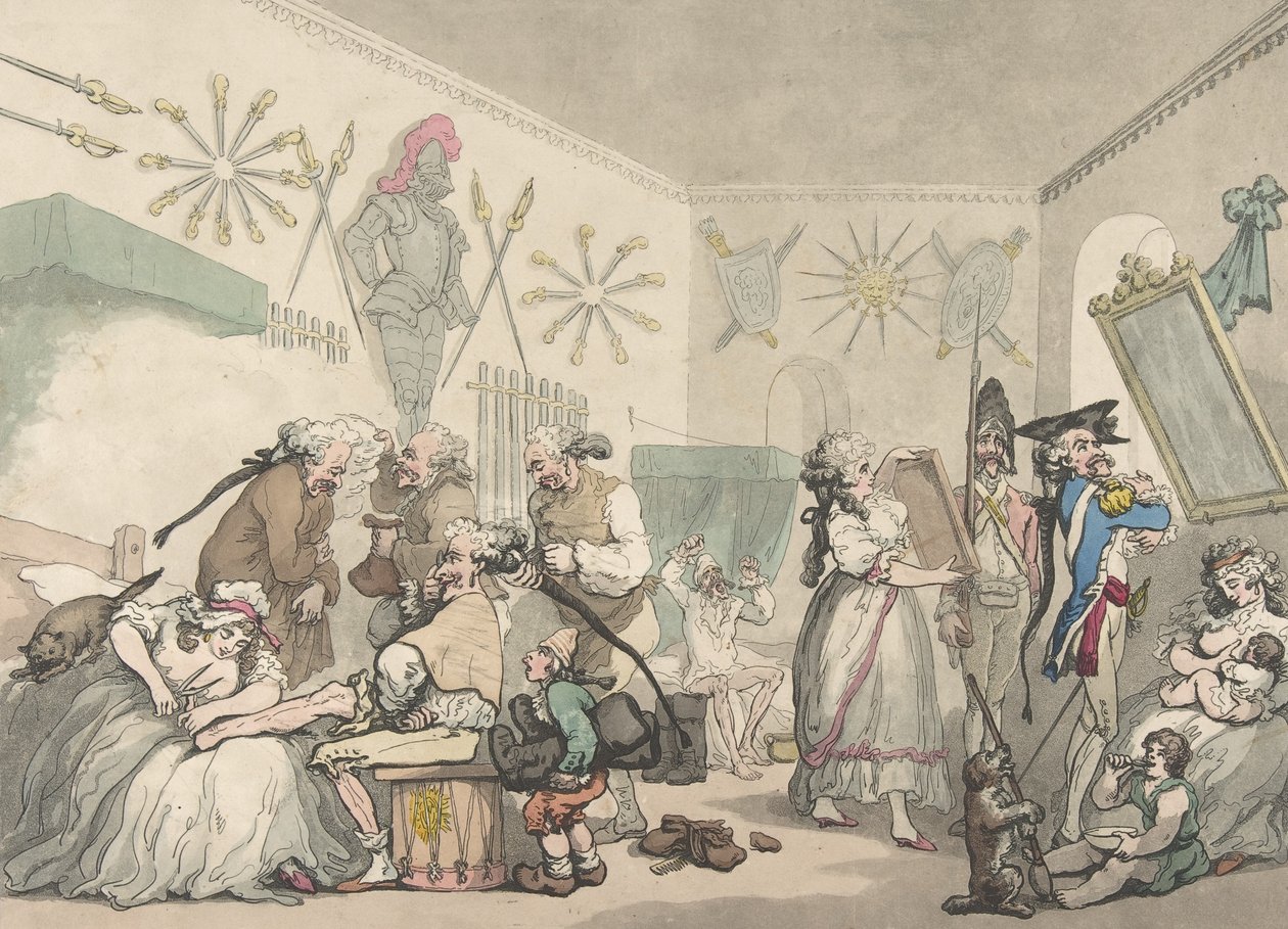 Quartel Francês, 12 de agosto de 1791., 12 de agosto de 1791 de Thomas Rowlandson
