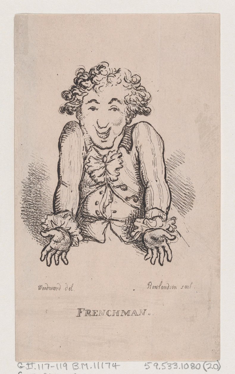 Francês, abril de 1808., abril de 1808. de Thomas Rowlandson