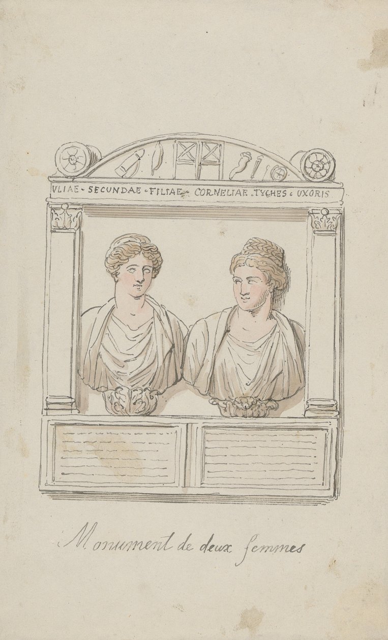 Altar fúnebre de Júlia Secunda e Cornélia Tyché de Thomas Rowlandson